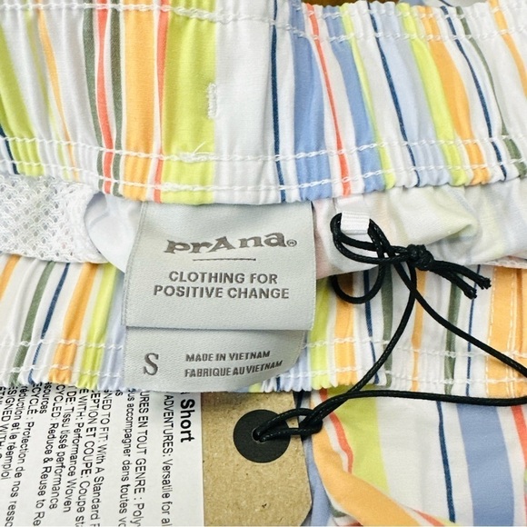 Prana‎ Mariya Multicolor Stripes Shorts - Picture 3 of 14